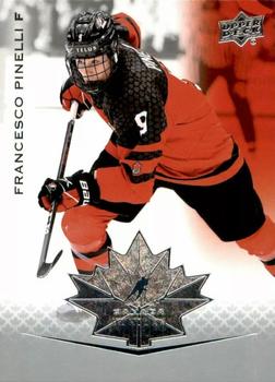 #92 Francesco Pinelli - Canada - 2021-22 Upper Deck Team Canada Juniors Hockey