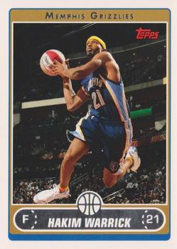 #92 Hakim Warrick - Memphis Grizzlies - 2006-07 Topps Basketball