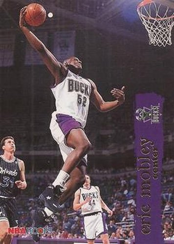 #92 Eric Mobley - Milwaukee Bucks - 1995-96 Hoops Basketball