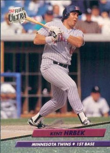 #92 Kent Hrbek - Minnesota Twins - 1992 Ultra Baseball