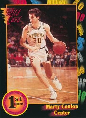 #92 Marty Conlon - Providence Friars - 1991-92 Wild Card Basketball