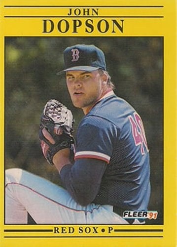 #92 John Dopson - Boston Red Sox - 1991 Fleer Baseball