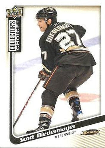 #92 Scott Niedermayer - Anaheim Ducks - 2009-10 Collector's Choice Hockey