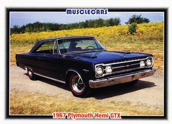 #92 1967 Plymouth Hemi GTX - 1992 Collect-A-Card Muscle Cars