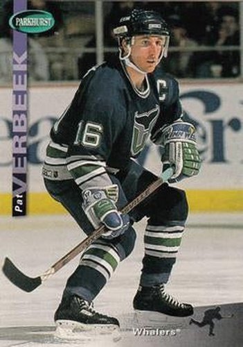 #92 Pat Verbeek - Hartford Whalers - 1994-95 Parkhurst Hockey