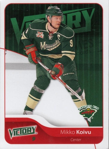 #92 Mikko Koivu - Minnesota Wild - 2011-12 Upper Deck Victory Hockey