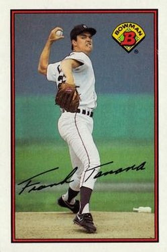 #92 Frank Tanana - Detroit Tigers - 1989 Bowman Baseball
