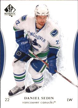 #92 Daniel Sedin - Vancouver Canucks - 2007-08 SP Authentic Hockey