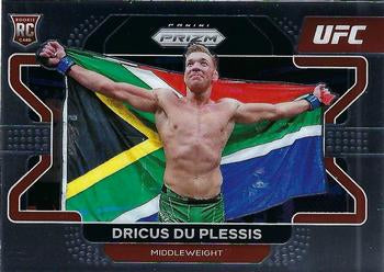 #92 Dricus du Plessis - 2022 Panini Prizm UFC MMA