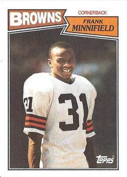 #92 Frank Minnifield - Cleveland Browns - 1987 Topps Football