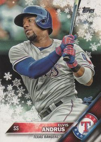 #HMW92 Elvis Andrus - Texas Rangers - 2016 Topps Holiday Baseball