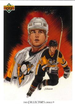 #92 Mark Recchi - Pittsburgh Penguins - 1991-92 Upper Deck Hockey