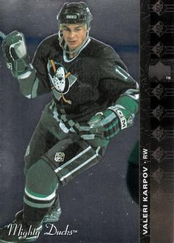 #SP-92 Valeri Karpov - Anaheim Mighty Ducks - 1994-95 Upper Deck Hockey - SP