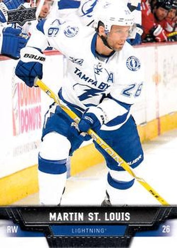 #92 Martin St. Louis - Tampa Bay Lightning - 2013-14 Upper Deck Hockey