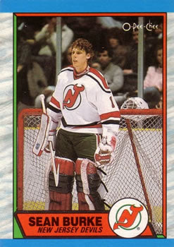 #92 Sean Burke - New Jersey Devils - 1989-90 O-Pee-Chee Hockey