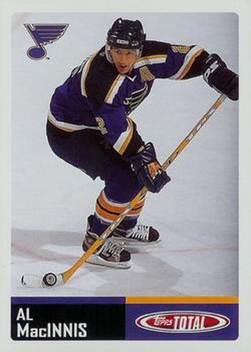 #92 Al MacInnis - St. Louis Blues - 2002-03 Topps Total Hockey