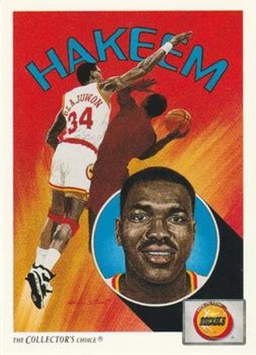 #92 Hakeem Olajuwon - Houston Rockets - 1991-92 Upper Deck Basketball