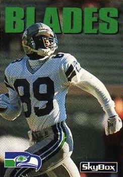#92 Brian Blades - Seattle Seahawks - 1992 SkyBox Impact Football