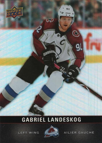 #92 Gabriel Landeskog - Colorado Avalanche - 2019-20 Upper Deck Tim Hortons Hockey