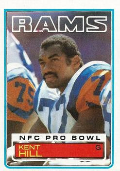 #92 Kent Hill - Los Angeles Rams - 1983 Topps Football