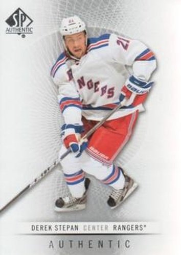 #92 Derek Stepan - New York Rangers - 2012-13 SP Authentic Hockey