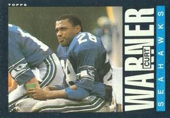 #392 Curt Warner - Seattle Seahawks - 1985 Topps Football