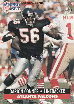 #92 Darion Conner - Atlanta Falcons - 1991 Pro Set Football