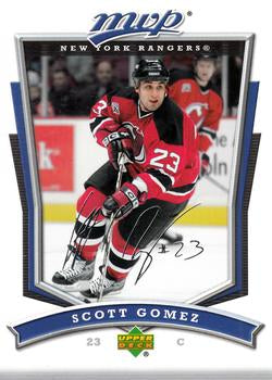 #92 Scott Gomez - New York Rangers - 2007-08 Upper Deck MVP Hockey