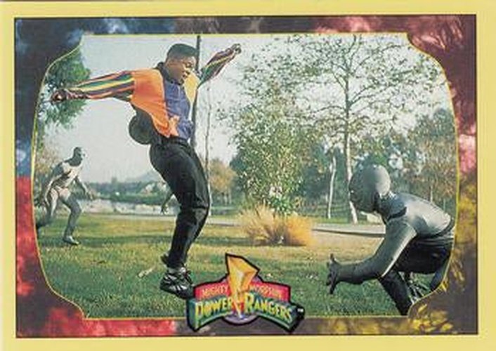 #92 Surrounded - 1994 Collect-A-Card Power Rangers