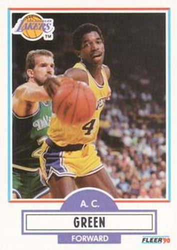 #92 A.C. Green - Los Angeles Lakers - 1990-91 Fleer Basketball
