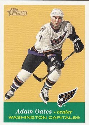 #92 Adam Oates - Washington Capitals - 2001-02 Topps Heritage Hockey