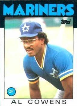 #92 Al Cowens - Seattle Mariners - 1986 Topps Baseball
