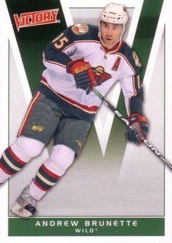 #92 Andrew Brunette - Minnesota Wild - 2010-11 Upper Deck Victory Hockey