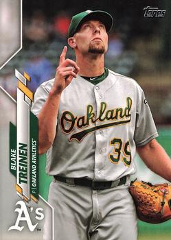 #92 Blake Treinen - Oakland Athletics - 2020 Topps Baseball