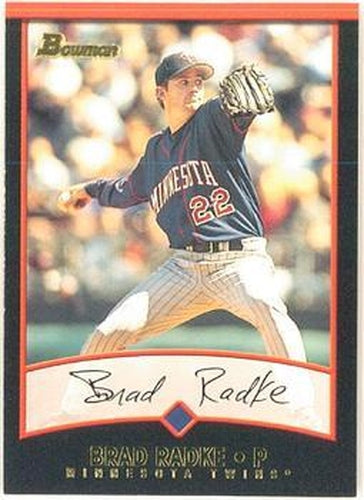 #92 Brad Radke - Minnesota Twins - 2001 Bowman Baseball