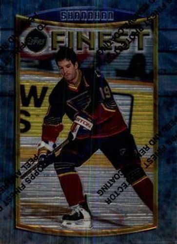 #92 Brendan Shanahan - St. Louis Blues - 1994-95 Finest Hockey