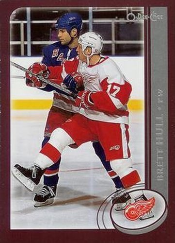 #92 Brett Hull - Detroit Red Wings - 2002-03 O-Pee-Chee Hockey