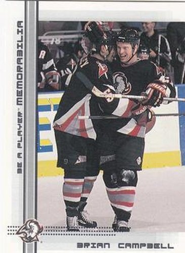 #92 Brian Campbell - Buffalo Sabres - 2000-01 Be a Player Memorabilia Hockey