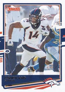 #92 Courtland Sutton - Denver Broncos - 2020 Donruss Football