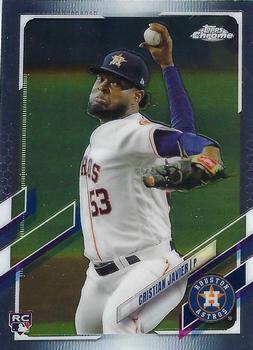 #92 Cristian Javier - Houston Astros - 2021 Topps Chrome Baseball