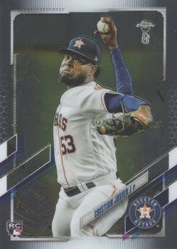 #92 Cristian Javier - Houston Astros - 2021 Topps Chrome Ben Baller Edition Baseball