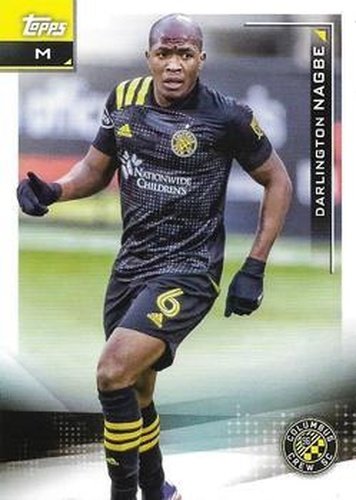 #92 Darlington Nagbe - Columbus Crew SC - 2021 Topps MLS Soccer