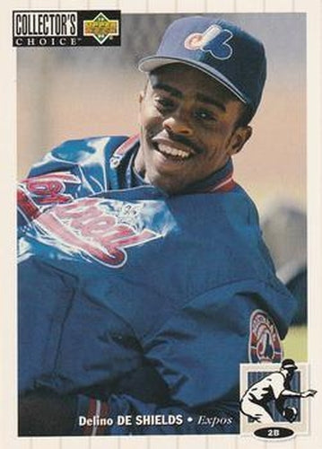 #92 Delino DeShields - Montreal Expos - 1994 Collector's Choice Baseball