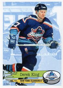 #92 Derek King - New York Islanders - 1995-96 Panini Hockey Stickers