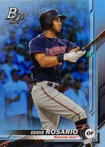 #92 Eddie Rosario - Minnesota Twins - 2019 Bowman Platinum Baseball