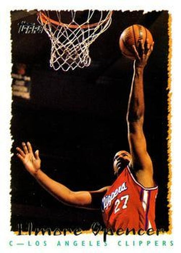#92 Elmore Spencer - Los Angeles Clippers - 1994-95 Topps Basketball