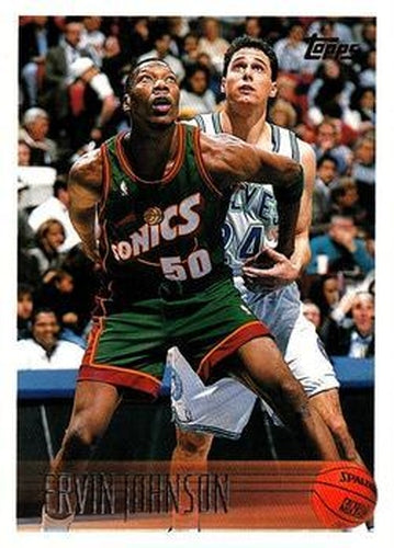 #92 Ervin Johnson - Seattle SuperSonics - 1996-97 Topps Basketball