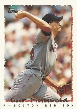 #92 Gar Finnvold - Boston Red Sox - 1995 Topps Baseball