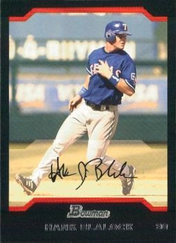 #92 Hank Blalock - Texas Rangers - 2004 Bowman Baseball