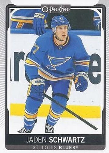 #92 Jaden Schwartz - St. Louis Blues - 2021-22 O-Pee-Chee Hockey